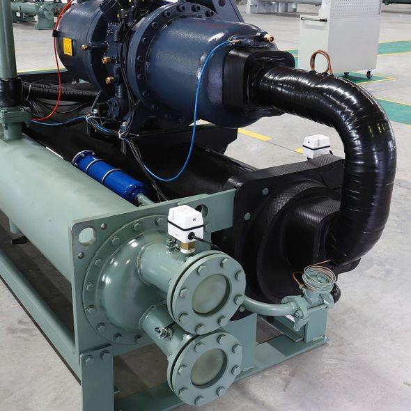 High Efficiency HVAC water cooled screw chiller (2)(001)